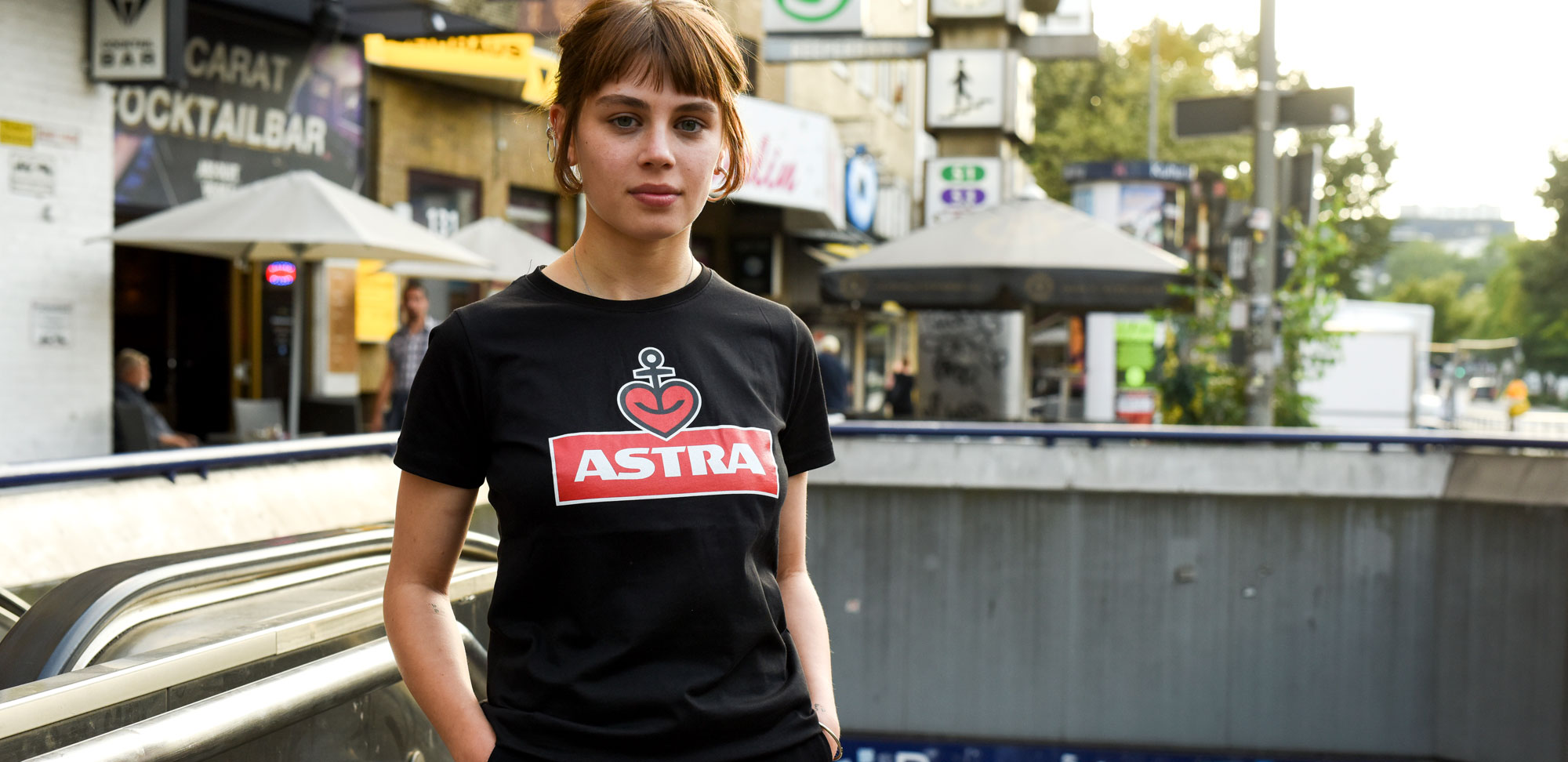 Damen T-Shirt Astra, schwarz