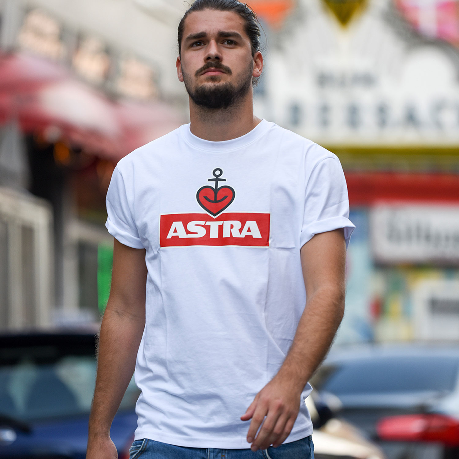 Herren T-Shirt „Astra“, weiß