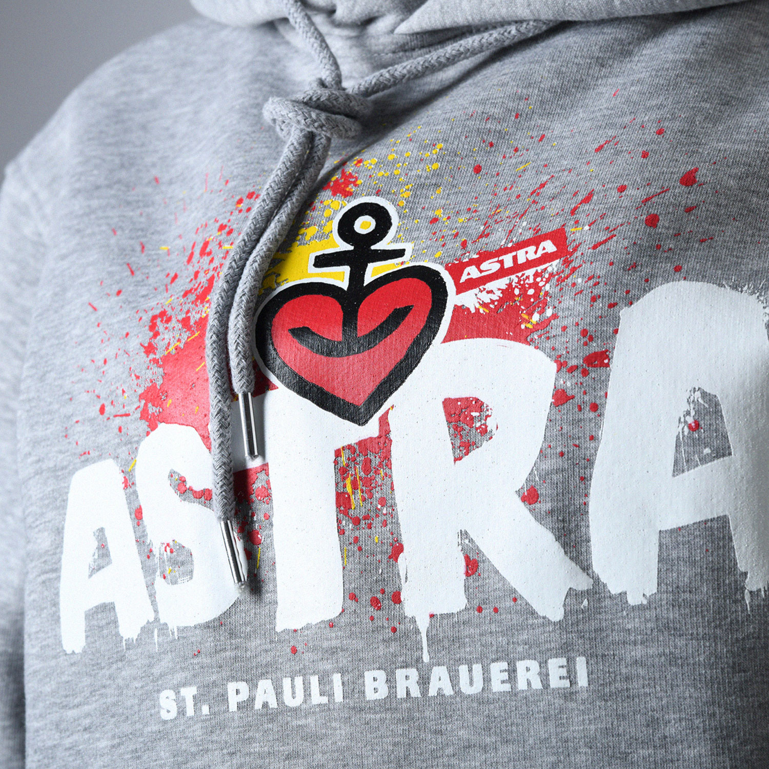 Hoodie „Astra St. Pauli-Brauerei“ unisex, grau