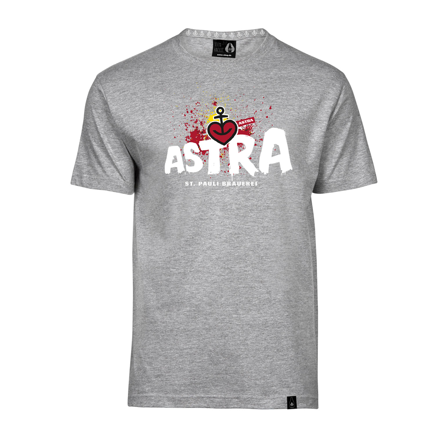 Herren T-Shirt „Astra St. Pauli-Brauerei“, grau