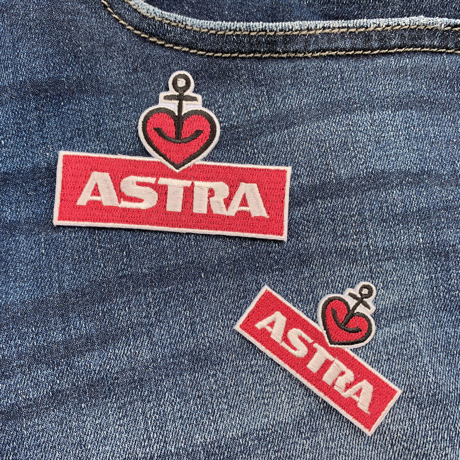 Astra Aufbügler- / Aufnäher-Set (2 Stück)