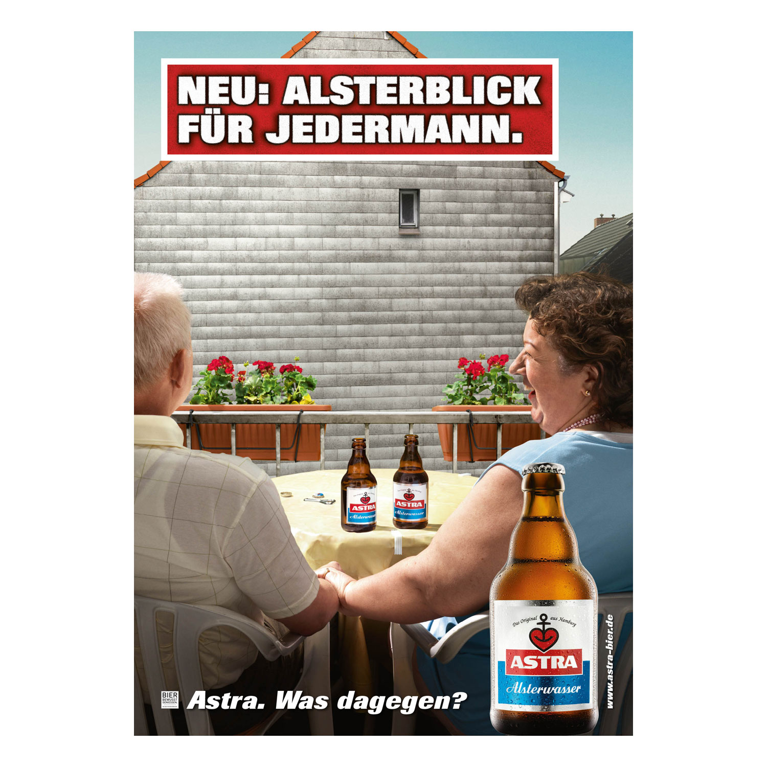 „Neu: Alsterblick für jedermann.“