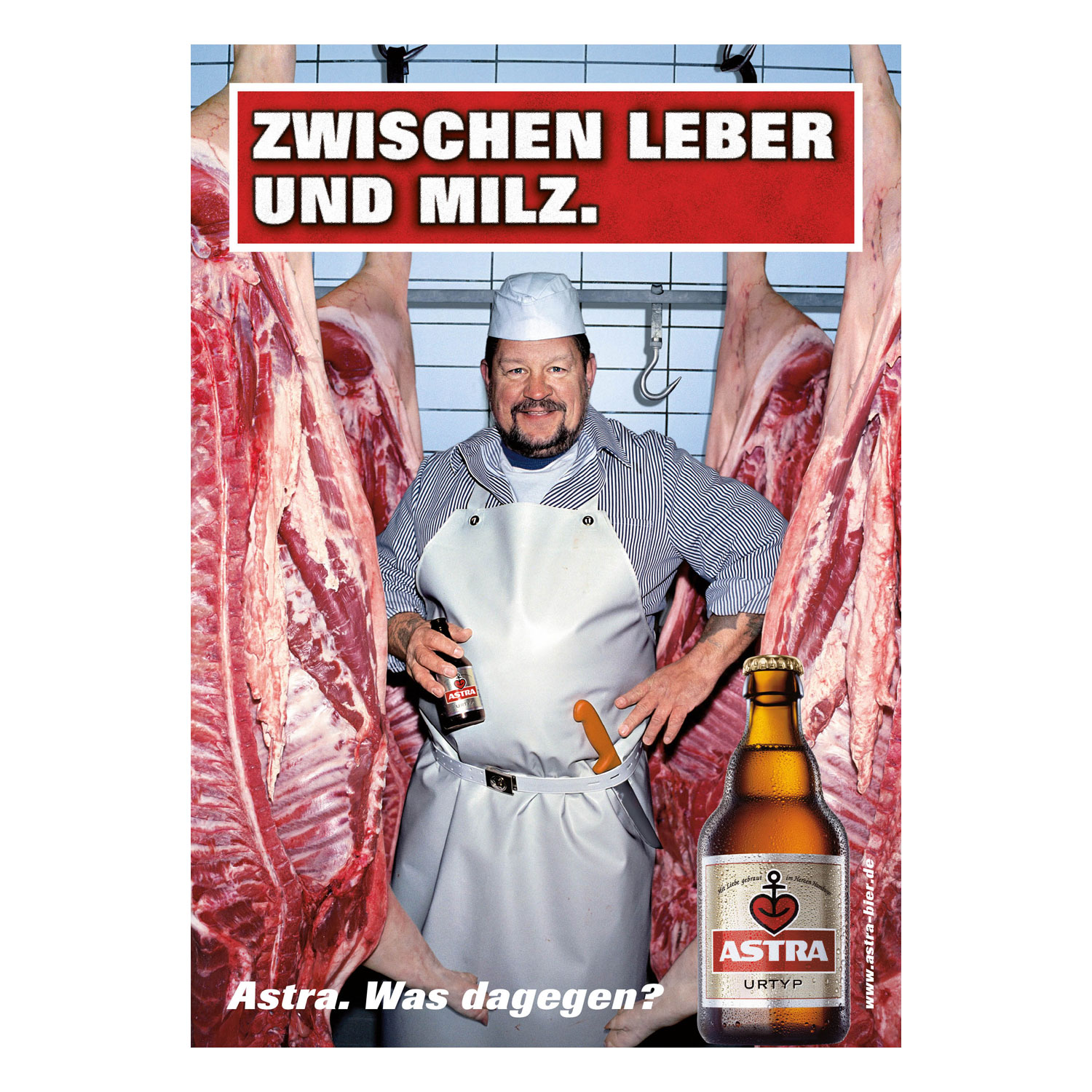 „Zwischen Leber und Milz.“