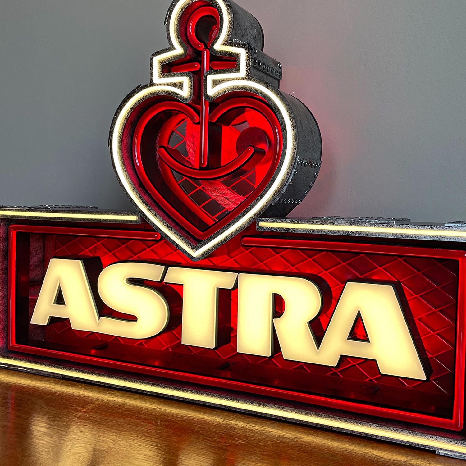 Astra Bier Acryl Speisekartenaufteller Tischaufsteller rot 