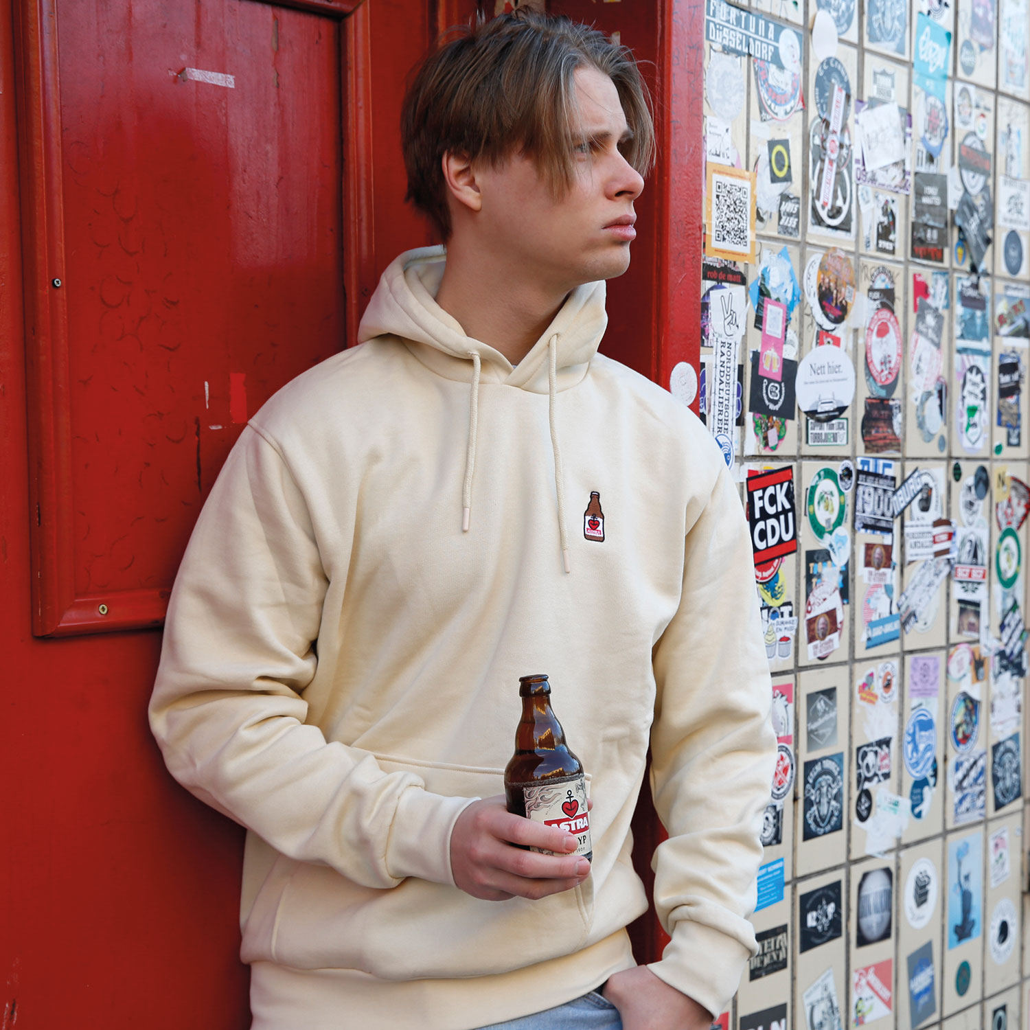 Astra Unisex Hoodie, Sand