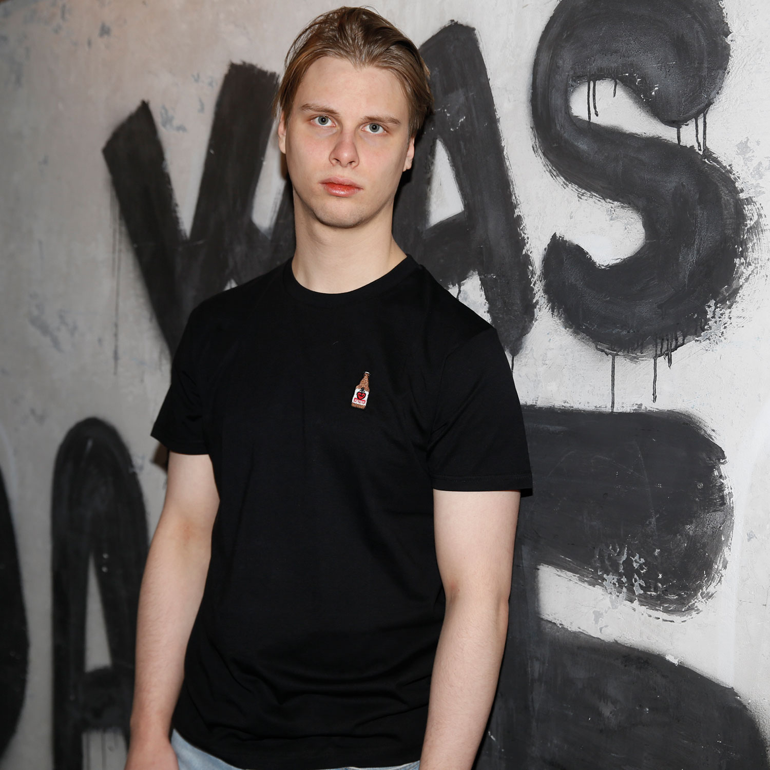 Astra Herren T-Shirt, Schwarz