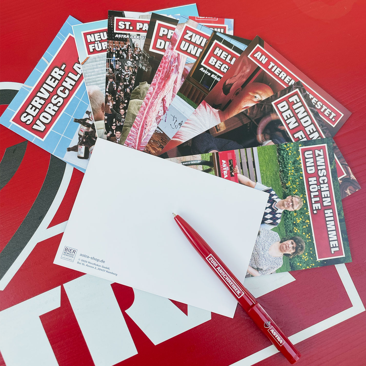 Astra 10er Postkartenset - Edition 1