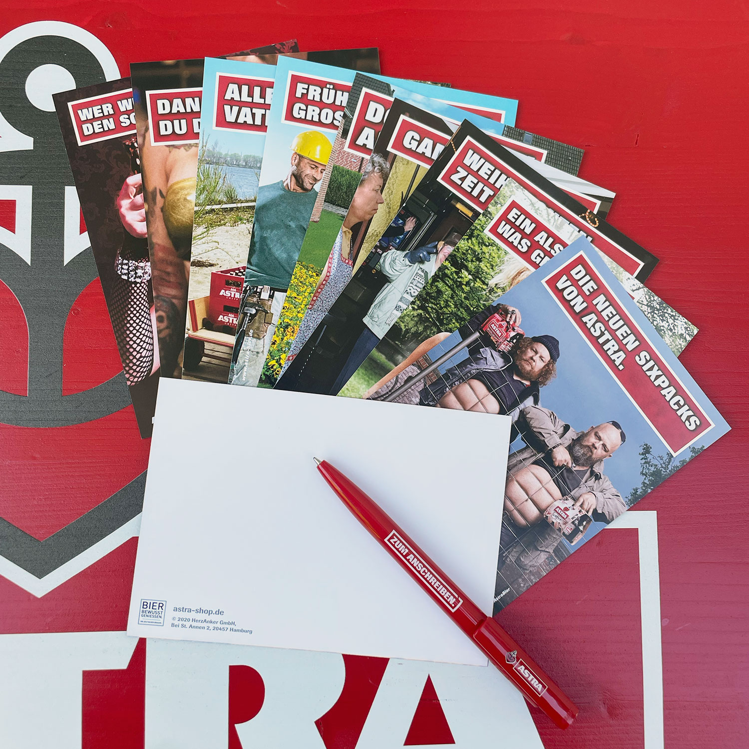 Astra 10er Postkartenset - Edition 2