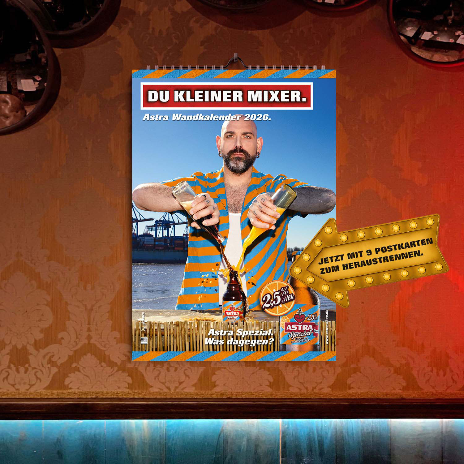 Astra A3 Wandkalender 2026