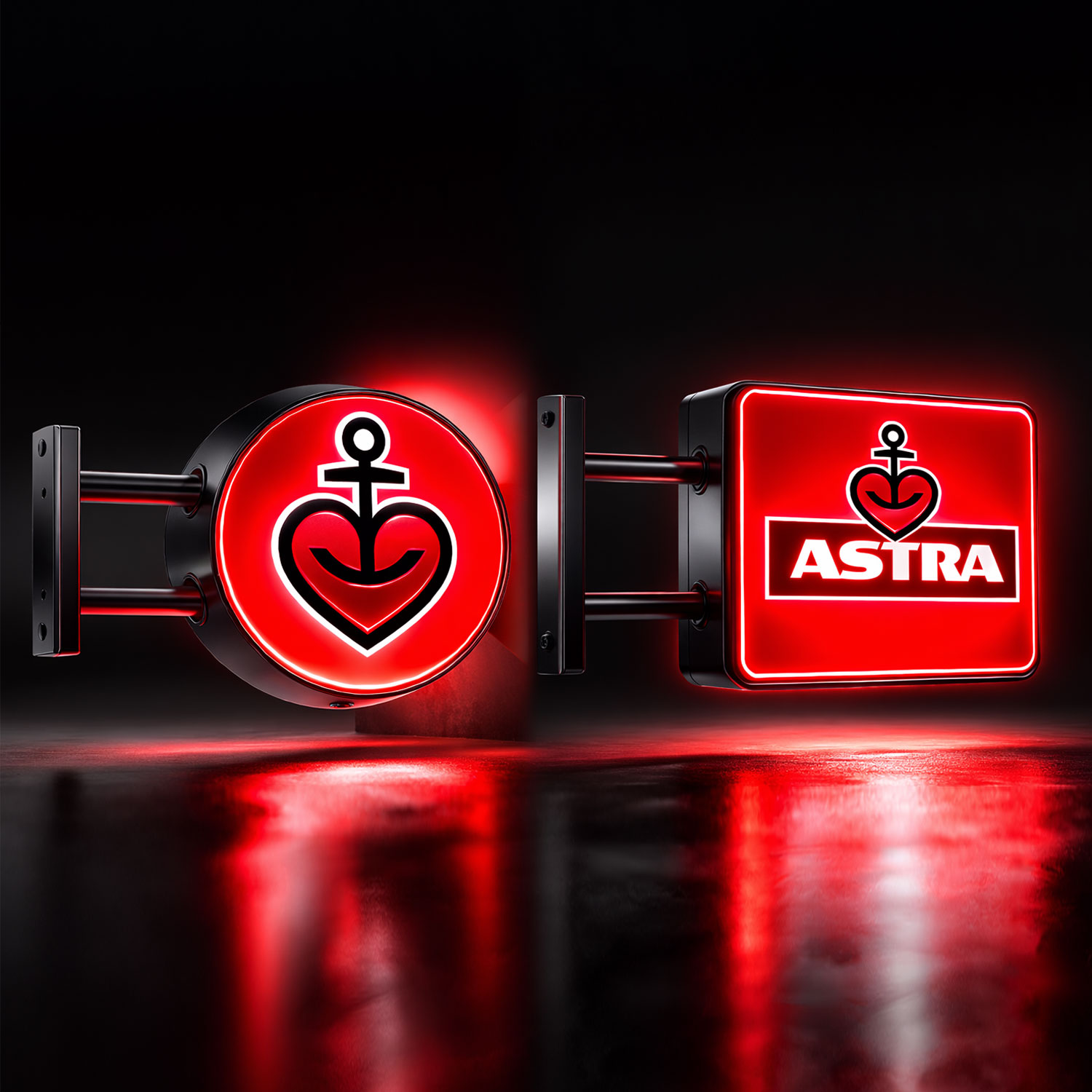 Astra Mini-Leuchtreklame, magnetisch