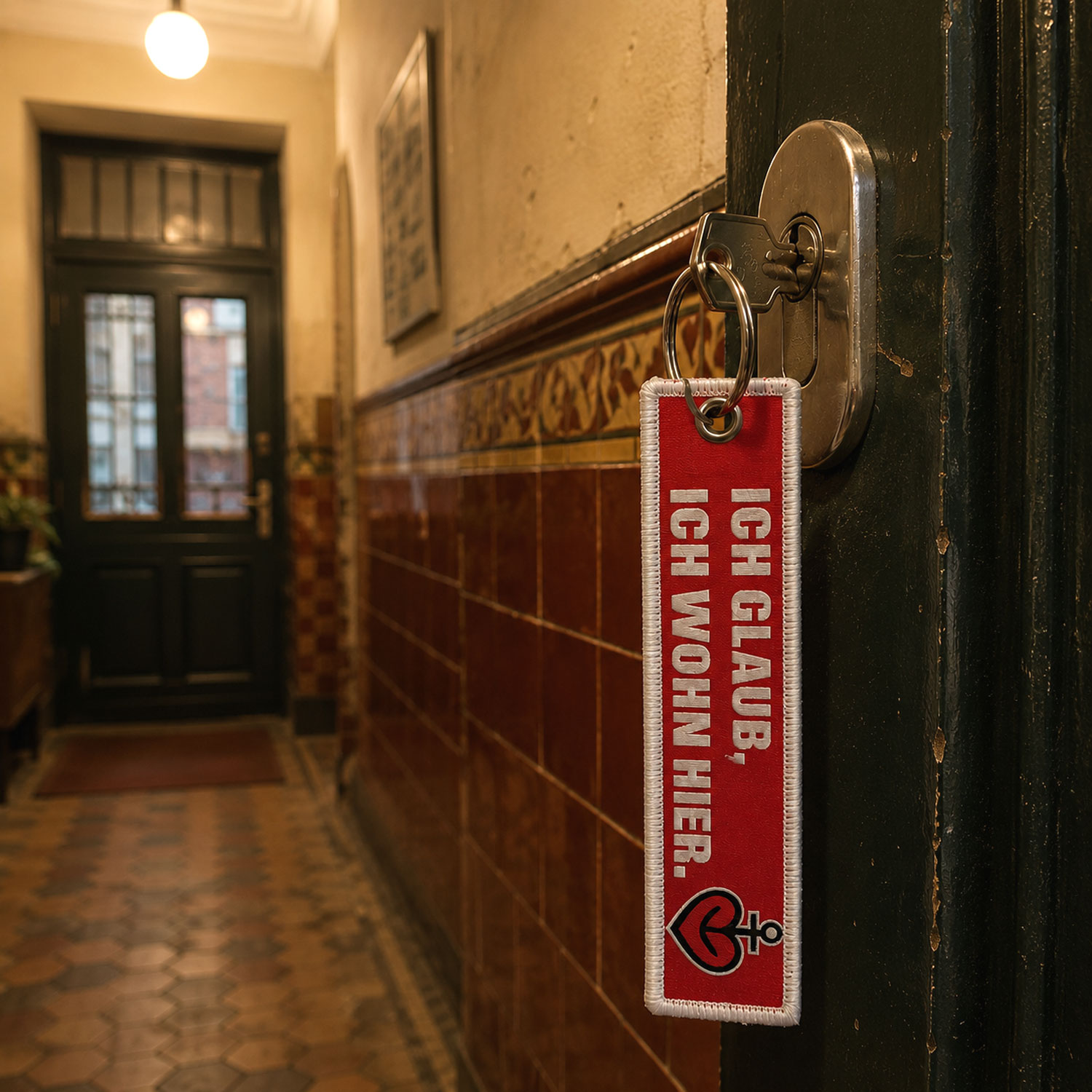 Schl&uuml;sselanh&auml;nger &bdquo;Ich glaub, ich wohn hier.&ldquo;